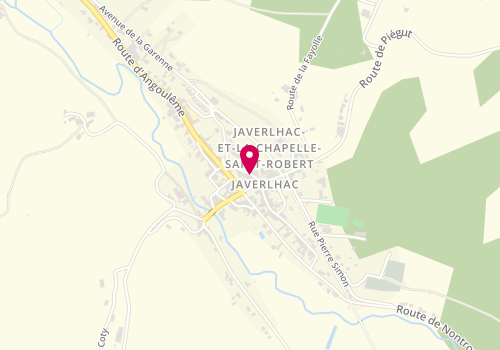 Plan de Pharmacie Lizard, Lieu-Dit Bourg, 24300 Javerlhac-et-la-Chapelle-Saint-Robert