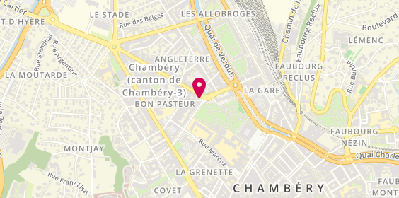 Plan de Pharmacie Chambérienne, 2 avenue Pierre Lanfrey, 73000 Chambéry