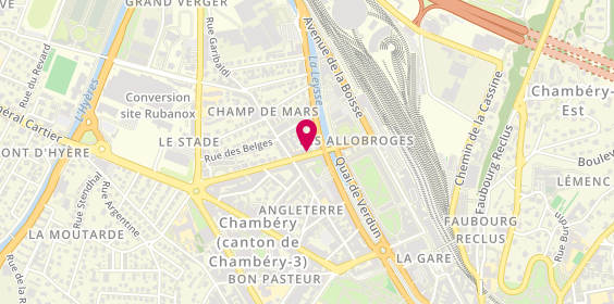 Plan de Pharmacie Gambetta, 8 Boulevard Gambetta, 73000 Chambéry