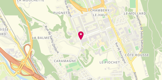 Plan de Pharmacie Caby-Nuzzaci, 387 Avenue d'Annecy, 73000 Chambéry