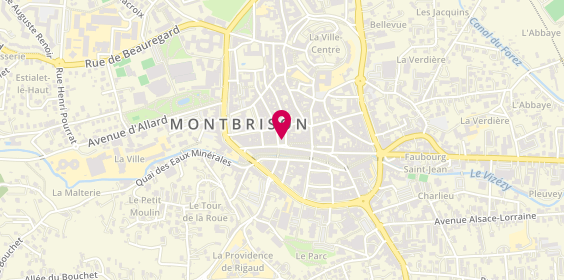 Plan de Pharmacie Principale Roche, 29 Rue Tupinerie, 42600 Montbrison