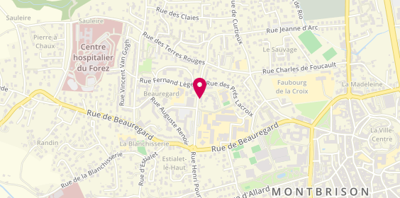 Plan de Alphega Pharmacie, 6 Avenue Paul Cézanne, 42600 Montbrison