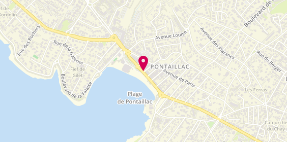 Plan de Pharmacie de Pontaillac, 197 avenue de Pontaillac, 17200 Royan