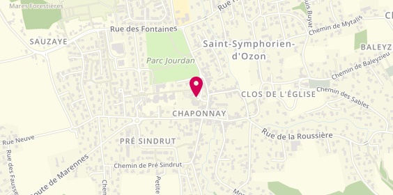 Plan de Giphar, Pharmacie Achard - Brun
Place Charles de Gaulle, 69970 Chaponnay