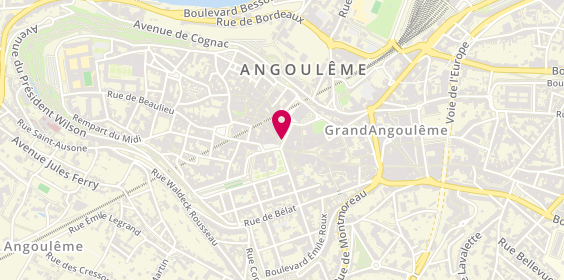 Plan de Pharmacie des Halles, 15 avenue du Général de Gaulle, 16000 Angoulême