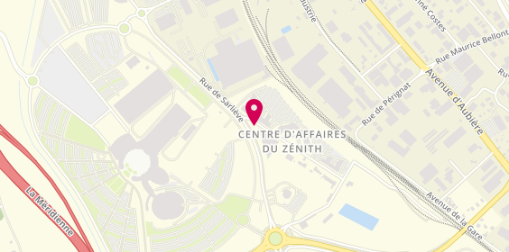Plan de Zénith Pharmacie, 21 Rue de Sarlieve, 63800 Cournon-d'Auvergne