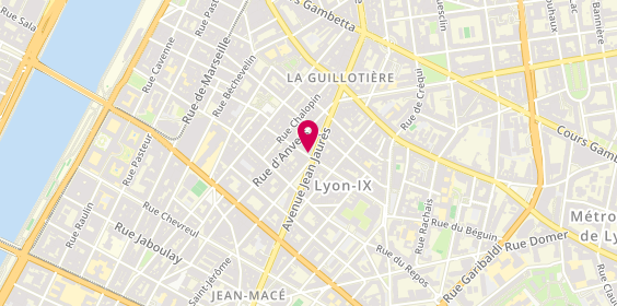 Plan de Pharmacie Saint Louis, 44 avenue Jean Jaurès, 69007 Lyon
