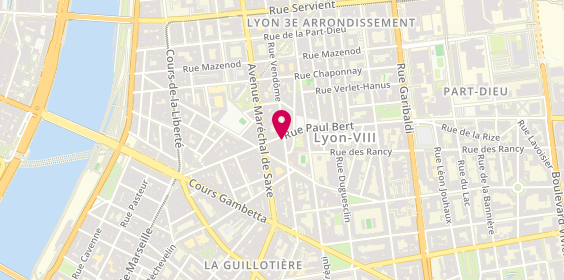 Plan de Pharmacie Hamze, 268 Rue Vendôme, 69003 Lyon