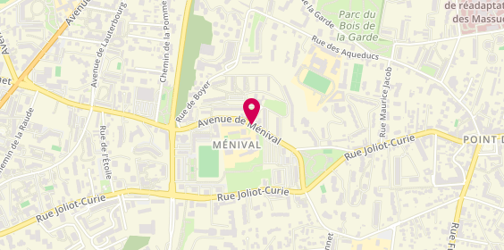 Plan de Pharmacie de Menival, 10 Avenue de Menival, 69005 Lyon