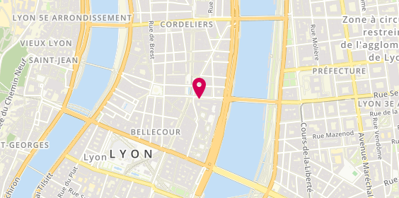 Plan de Pharmacie Hôtel Dieu Lyon SHOP TAX FREE, 57 place de la République, 69002 Lyon