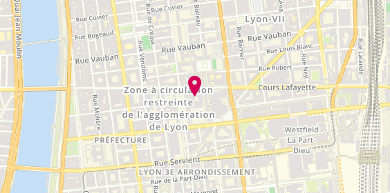 Plan de Pharmacie des Halles, 90 Cr Lafayette, 69003 Lyon