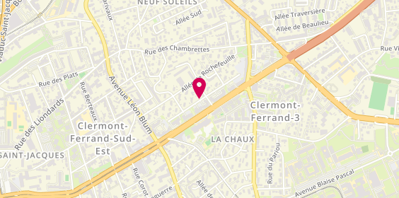 Plan de Pharmacie Viviani, la Plaine
33 Rue Rouvier, 63100 Clermont-Ferrand