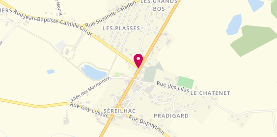 Plan de Pharmacien Giphar, 47 Avenue de l'Occitanie, 87620 Séreilhac