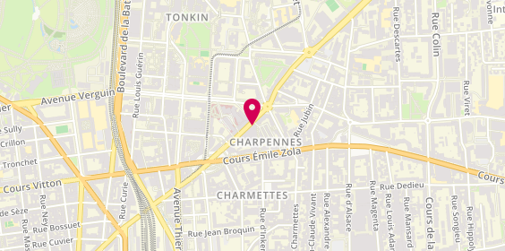 Plan de Pharmacie Lafayette Brahic, 28 Bis Rue Gabriel Péri, 69100 Villeurbanne
