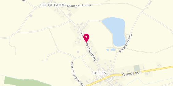 Plan de Pharmacie de Gelles, Le Bourg Route Dép 204, 63740 Gelles