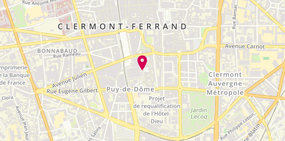 Plan de Aprium Pharmacie, 18 Rue d' Allagnat, 63000 Clermont-Ferrand