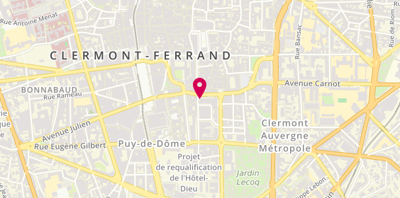 Plan de Pharmacie Saint Eloy, 9 Rue Maréchal de Lattre et de la 1ère Armée, 63000 Clermont-Ferrand