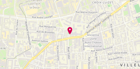 Plan de Pharmacie des Arts, 29 Rue de la Doua, 69100 Villeurbanne