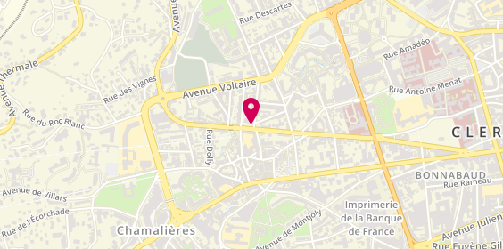 Plan de Pharmacie Voltaire, 40 avenue Joseph Claussat, 63400 Chamalières