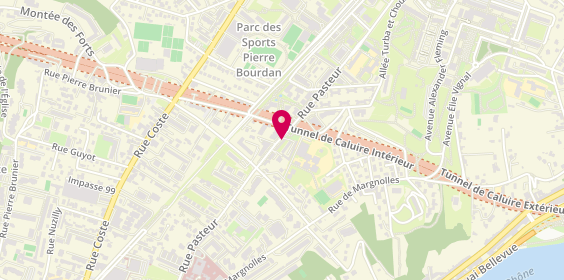 Plan de Grande Pharmacie Pasteur, 74 Rue Pasteur, 69300 Caluire-et-Cuire