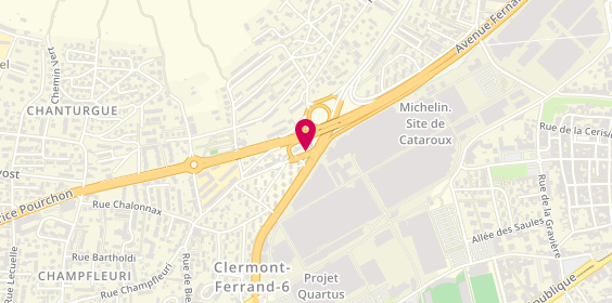 Plan de Pharmacie de Chanteranne, 169 Rue Champfleuri, 63100 Clermont-Ferrand
