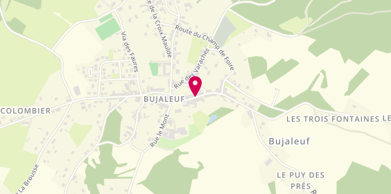 Plan de Pharmacie Dutreix-Giroir, 17 Route d'Eymoutiers, 87460 Bujaleuf