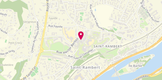 Plan de Pharmacie de Saint Rambert, 35 Rue Hector Berlioz, 69009 Lyon