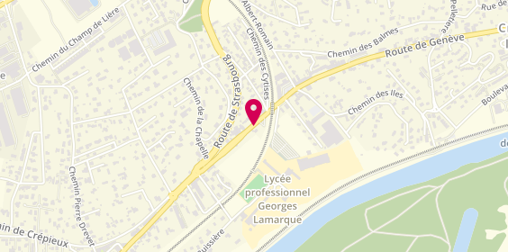 Plan de Pharmacie Canellas, 14 Route de Genève, 69140 Rillieux-la-Pape