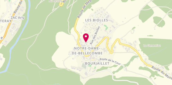 Plan de Pharmacie de Notre Dame de Bellecombe, Chef Lieu, 73590 Notre-Dame-de-Bellecombe