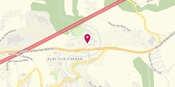 Plan de Pharmacie du Cheran, 8 Allée de la Combe, 74540 Alby-sur-Chéran