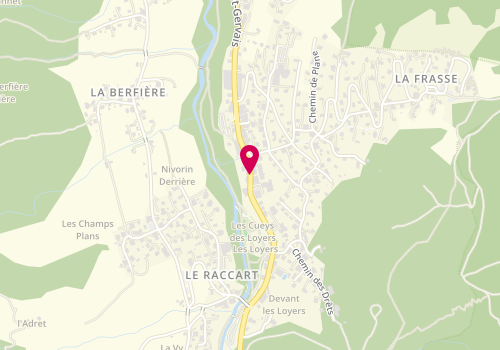 Plan de Pharmacie des Contamines Montjoie, 241 Route Notre Dame de la Gorge, 74170 Les Contamines-Montjoie