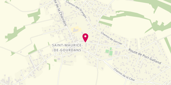 Plan de Pharmacie de l'Église, 14 Place de l'Église, 01800 Saint-Maurice-de-Gourdans