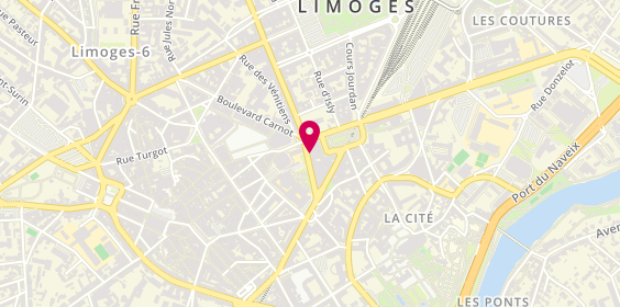 Plan de Pharmacie Gay Lussac, 5 Boulevard Georges Périn, 87000 Limoges