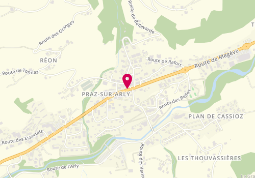 Plan de Pharmaie du Val d'Arly, 81 Route de Megève, 74120 Praz-sur-Arly