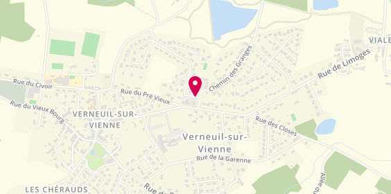 Plan de Aprium Pharmacie, Lotissement la Palmeraie d'Or
1 Allée des Troubadours, 87430 Verneuil-sur-Vienne