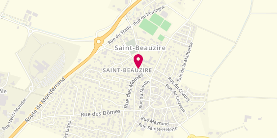 Plan de Giphar, 1 Bis Rue de Riom, 63360 Saint-Beauzire