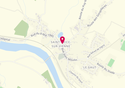 Plan de Pharmacie de Saint-Brice, 8 place Maisondieu, 87200 Saint-Brice-sur-Vienne