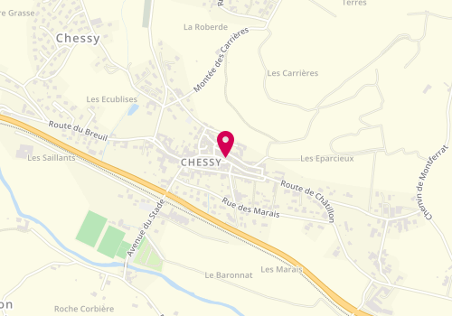 Plan de Pharmacie Finas, 301 Route de la Vallee, 69380 Chessy