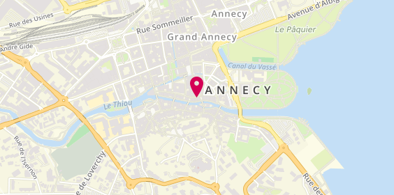 Plan de Pharmacie du Vieil Annecy, 1 Rue Jean Jacques Rousseau, 74000 Annecy