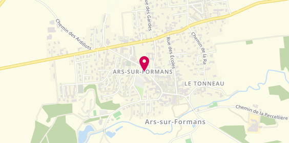 Plan de Pharmacie d'Ars et Dombes, 310 Rue Jean Marie Vianney, 01480 Ars-sur-Formans