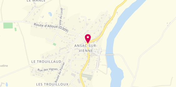 Plan de Pharmacie d'Ansac, 2 Route de Confolens, 16500 Ansac-sur-Vienne