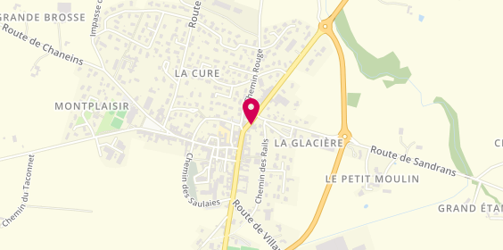 Plan de Pharmacie de Saint Trivier, 92 Route de Chatillon, 01990 Saint-Trivier-sur-Moignans