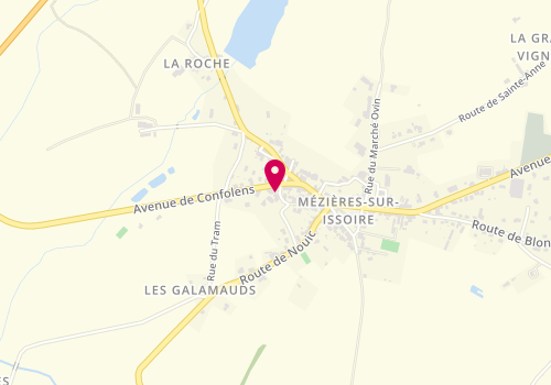 Plan de Pharmacie Canellas, Mézières Sur Issoire
2 Rue du Marche Ovin, 87330 Val-d'Issoire