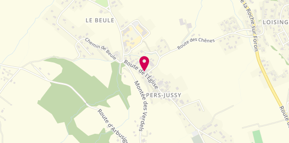 Plan de Pharmacie Arve et Salève, 141 Route de l'Église, 74930 Pers-Jussy
