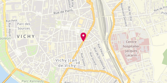 Plan de Pharmacie de la Mairie, 56 Avenue des Celestins, 03200 Vichy