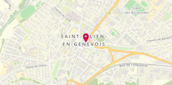 Plan de Pharmacie Principale, 4 Place du Général de Gaulle, 74160 Saint-Julien-en-Genevois