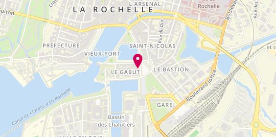 Plan de Aprium Pharmacie du Gabut, 10 Quai de la Georgette, 17000 La Rochelle