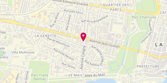 Plan de Pharmacie de la Genette, 57 avenue Coligny, 17000 La Rochelle