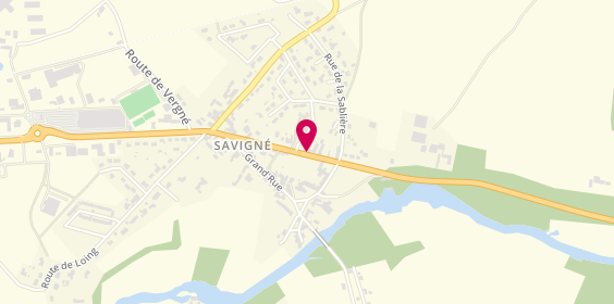Plan de Pharmacie de Savigne, Centre Commercial
Route de Limoges, 86400 Savigné