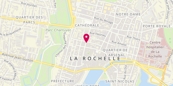 Plan de Pharmacie des Arcades Geles, 8 Rue Chaudrier, 17000 La Rochelle